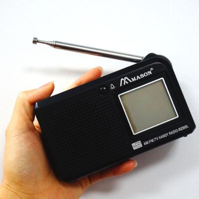 China Pocket PORTABLE Mini Stereo Size AM Screen Lcd Digital Fm Radio for sale