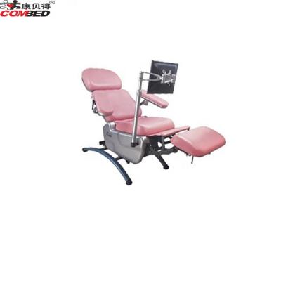 China Modern Hot Selling DH-XD104 COMBED Full Size Hospital Clinic Manual And PU Electric Foaming Leather Blood Donation Chair for sale