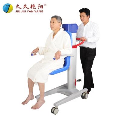 China Hot-sale JY-YWY02 Electric Shower Health Care Transfer China Manufacturer Aged Disabled People Wheels Bath Shower Lift Chair for sale