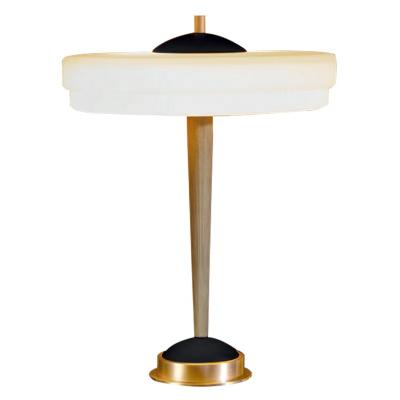 China Luxury brass table lamp living room dining room art design bedside table lamp contemporary modern creative home decorative decoration for sale