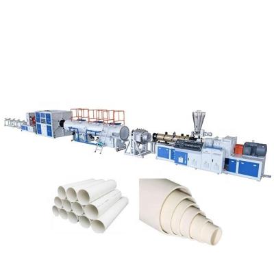 China SJZ 65/132 PIPE Conical Twin Screw Plastic Extruder With 250kg/h PVC Pipe Making Machinery for sale