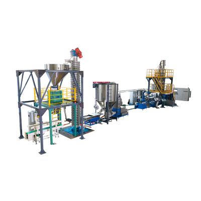 China Pellets Pelletizing Line PLA/PBAT Degradable Materials For Packing Straws/Case Pellets Making Machine for sale