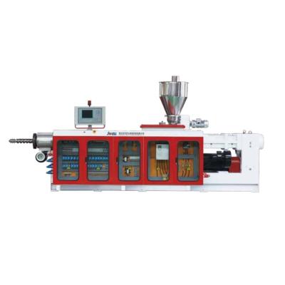 China Twin SJP 75/28 PVC Screw Profile Plastic Profile Extrusion Plastic Making Machinery for sale