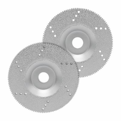 China Factory Supply Sharp Stone Factory Special Cut And Round Shape Welded Grinding Chips Blade Plate for sale