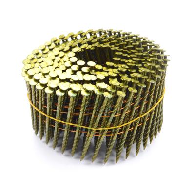 China Cover Nail Tray Wallboard Dry Wall Fencing Coil Nail Finishing Pattern Spiral Nails For Pneumatic Tools for sale