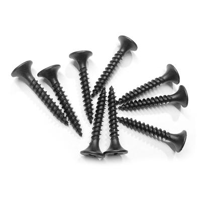 China Rust Proof Factory Wholesale M3.5 Cross Head Cross Head Black Head Screws Sunken Drywall Tapping Screws Counter for sale