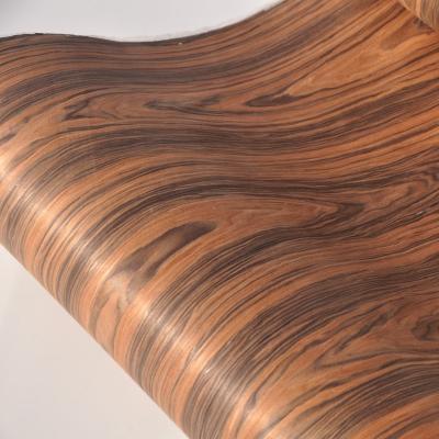 China Contemporary Free Sample Veneer Santo Rosewood Engineered Face Veneer Leaf Office Furniture Wood Veneer for sale