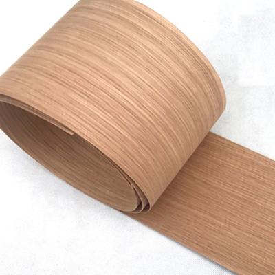 China Wallcovering Timber Veneer Natural Wood Quarter Cut White Oak Wood Veneer Free Samples for sale