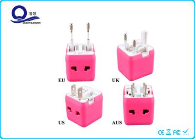 China Mini quadratischer Universalität Wechselstrom-DC-Stromadapter, internationaler elektrischer Adapter zu verkaufen