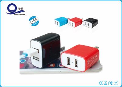 China Double Port Universal USB Travel Charger Plug For Samsung / Apple / Phone for sale