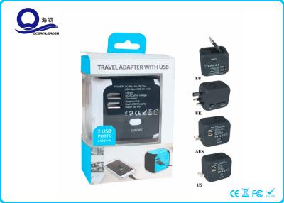 China Universal-Energie-Ladegerät-Adapter Wechselstroms USB mit 5V 2.4A verdoppeln USB-Port zu verkaufen