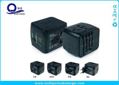 China Integrated Fuse Protection USB Travel Adapter , Universal USB Adapter And Converter Kit for sale