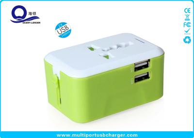 China Compact Design All In One USB Power Adapter , International Voltage Converter 220v To 110v for sale