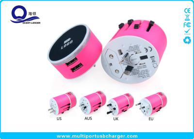 China OEM Logo 100 - 250V Smart USB Charger Plug , Multi Charging USB Wall Charger for sale