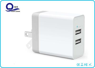 China 17W Dual USB Charger Wall Charger with Foldable US Travel Adapter for Traveller for sale