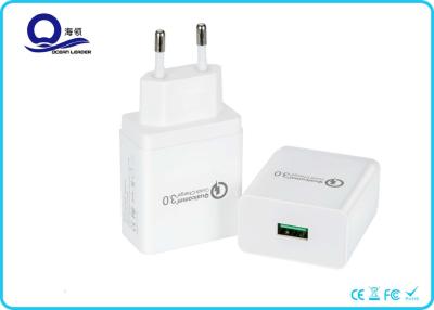 China 1 - Port 18W Portable USB Wall Charger Qualcomm Quick Charger 3.0 for Fast Charge for sale