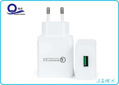 China 18W 1 - Port Smart USB Charger , Qualcomm Quick Charger 3.0 for X-mas Gift Promotion for sale