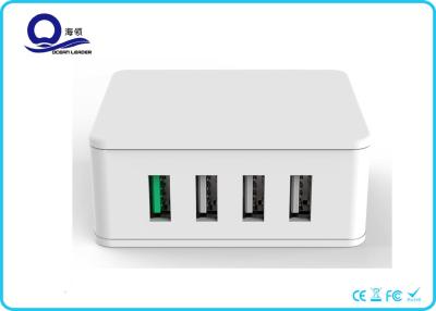 China Foldable US Plug Smart Wall Charger Qc3.0 Quick 4 Usb Port Travel USB adapter for sale