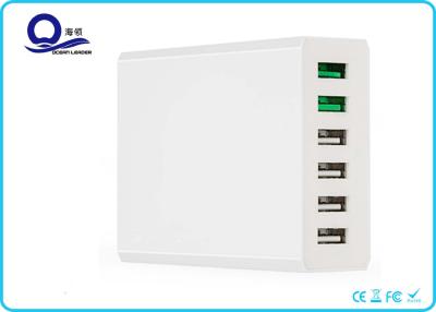 China 6 Port 60W Multiple USB Power Center 2 Ports QC3.0 Quick Charger ROHS Certified for sale