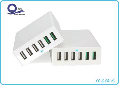 China Qualcomm Certified QC 3.0 Quick Charge 6 Port USB Charger for Smartphones Tablets for sale