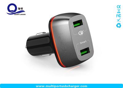 China Quick Charge 3.0 Usb Port Car Charger , 27W 5.4A Usb Mobile Charger 1 Year Warranty for sale