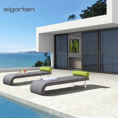 China Modern Sigarten Nordic Modern Luxury Design Outdoor Furniture Hotel Pool Lounger Sun Sofa for sale