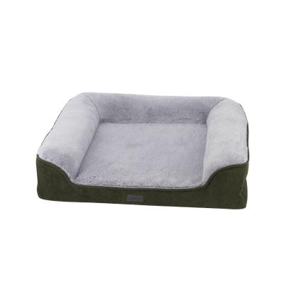 China Orthopedic Parasite Eggs Support Shape Orthopedic Dog Beds Cover Removable Density Memory Foam Custom Pet Bed for sale