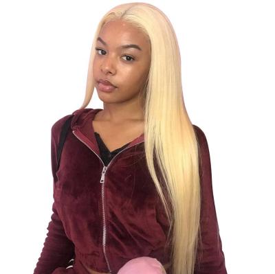 China Free Shipping Wave 613 Lace Front Wig 13x6 Virgin Hair Wig Blonde 613 Lace Frontal Wigs Silky Straight Swiss Straight Transparent Hair Wigs for sale