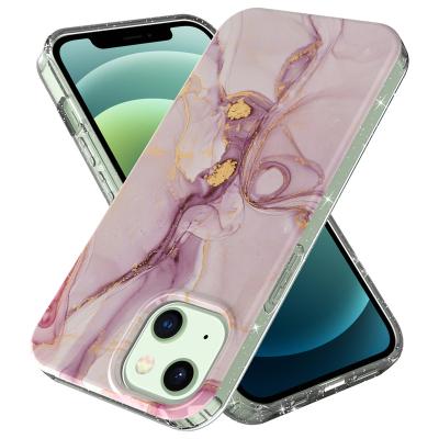 China Anti-fall Shockproof Marble Pattern Soft Rubber Case Cover For iPhone 13 Pro 13 Max Mini for sale