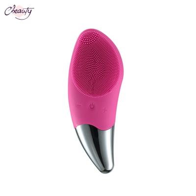 China For commercial & Home Use Stretching Beauty Product Multifunctional Portable Mini Ultrasonic Deep Facial Massager Cleaning Brush for sale