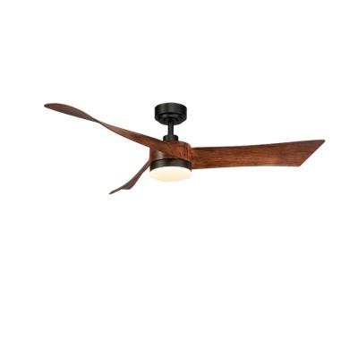 China Traditional 54 46inch 3 Blades vintage lamp big ceiling fan with light and remote control chandelier Warm light for sale