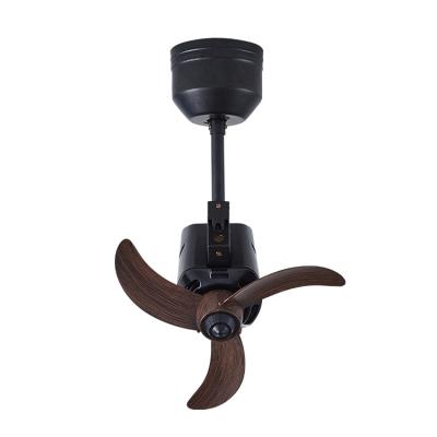 China Contracted Black energy-saving ceiling fan unique shape 110 degrees swing can be adjusted up and down 90 degrees for sale