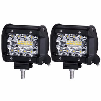 China Truck accessories laser die-casting aluminum housing offroad car led work light 60w light 12v for car led fog light 4 inch for sale