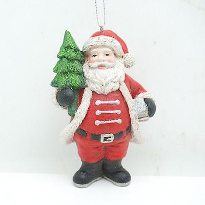 China Polyresin Red Santa Ornt Christmas/New Year Decoration Christmas/New Year Decoration for sale