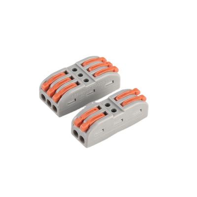 China Power 222 Series Terminal Block Plastic Splice Electrical Wire Quick Connector for sale