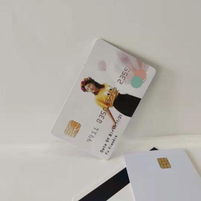 China The club/bank/hotel/etc. Customized White PVC ID Card Inkjet Plastic PVC Magnetic Stripe Reader Credit Card for sale