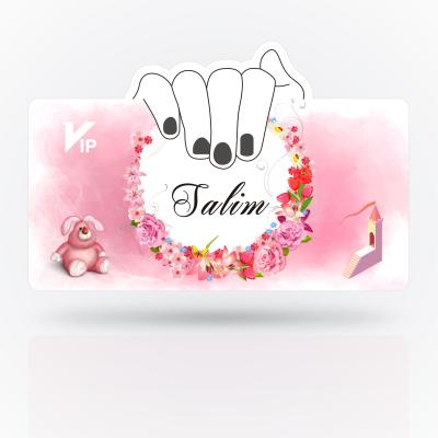 China The club/bank/hotel/etc. Customize Different PVC Shapes And Sizes Plastic Loyalty Membership Die Cut Business Card Printing for sale