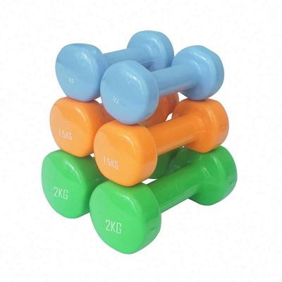 China Plastic Dip In Dumbbell Weight Gym Equipment Fitness Dumbbells Set Dumbbell Home Bodybuilding For Women Bewitch Rubber Dumbbell for sale