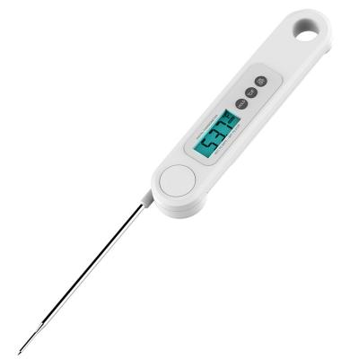 China Kitchen Oil Temperature Folding Probe BBQ Thermometer For Food Food Thermometer With Backlight 3.3*1.15cm for sale