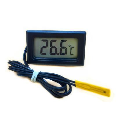 China 24 Hours Indoor Temperature Meter Mini Indicator Digital Thermometer Electronic Measuring Temperature With Cable YK-100 for sale