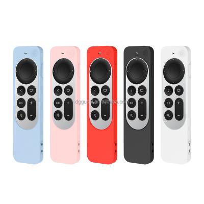 China Eco-friendly Waterproof Shockproof Silicone Case Cover Device For Apple 2021 TV 4K Remote Control for sale