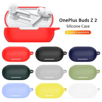 China Soft Silicone + Silicone Shockproof Colorful Soft Case Cover Device For OnePlus Buds Z2 Earphone Accessories for sale