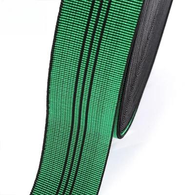 China Elastic green rubber band for sofa for sale