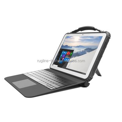 China big screen 12.2inch battery industrial use durable tablet 4G bands dual OS win10 android5.1 rugged tablet ip67 12