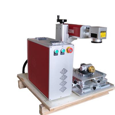 China Laser Marking Skillfull Manufactyre Separate Fiber Laser Marking 30 Watt Fiber Laser Marking Machine for sale