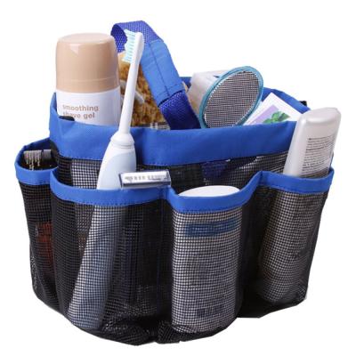 China Preppy Style Travel Packing PVC Mesh Cosmetic Wash Bags Custom Organizer Storage Toilet Bag For Women for sale