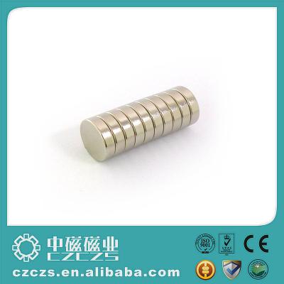 China 12mmx2mm N52 NdFeb Magnet Rare Earth Neodymium Magnet in +/- 0.01 Torelance for sale