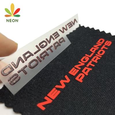 China Sustainable Custom Expanded Silicone Heat Transfer Label For Clothing for sale