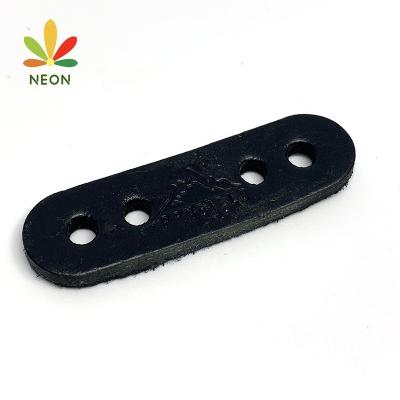 China Custom 3D Best Selling Stopper Rope Lock Stopper OEM Pig Nose Rope Leather Stopper for sale