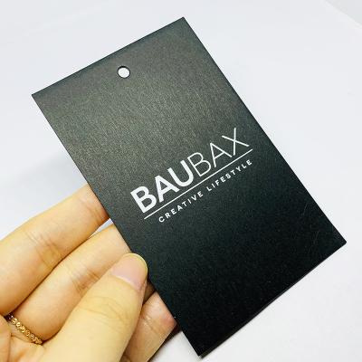 China Custom Paper Recyled Brand Apparel Product Tags Custom Logo Apparel Hang Tag String Hang Tag For for sale